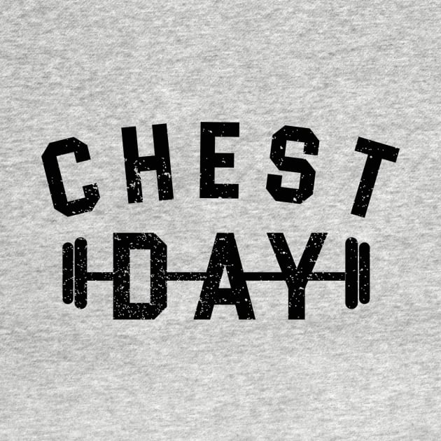Chest day bodybuilding workout by NoisyTshirts